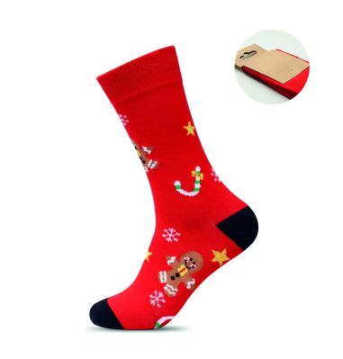 Par de Calcetines de Navidad Talla M Personalizado