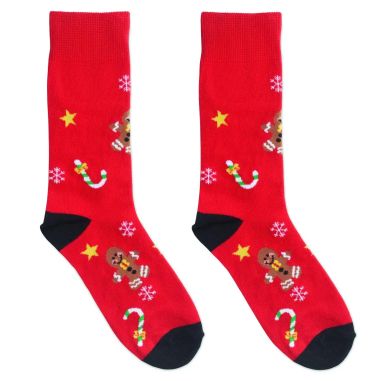Par de Calcetines Navideños en Algodón y RPET | Goodie