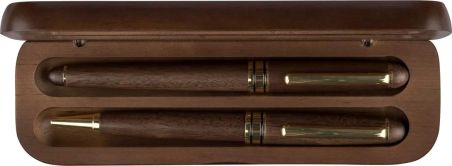 Set de Escritura de Madera de Nogal Personalizado | Goodie