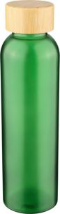 Botella de Vidrio con Tapa de Bambú Personalizada | Goodie