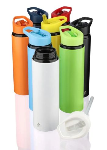 Bidón de Acero Inox. Reciclado Zeno 500 ml Personalizado | Goodie