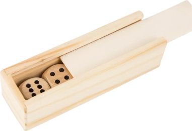 Juego de Dados de Madera de Haya Personalizado | Goodie