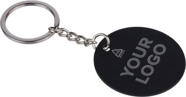 Llavero Redondo de Acero Inox. Reciclado Personalizado | Goodie