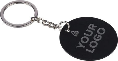 Llavero Redondo de Acero Inox. Reciclado Personalizado | Goodie