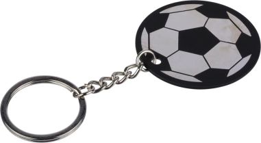 Llavero Redondo con Diseño de Balón de Acero Inox. Recic | Goodie