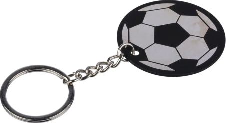 Llavero Redondo con Diseño de Balón de Acero Inox. Recic | Goodie
