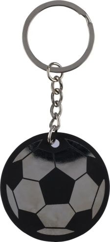 Llavero Redondo con Diseño de Balón de Acero Inox. Recic | Goodie