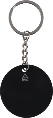 Llavero Redondo con Diseño de Balón de Acero Inox. Recic | Goodie