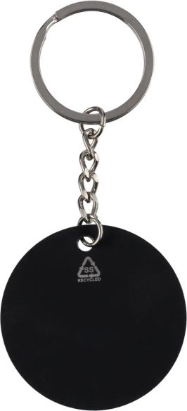 Llavero Redondo con Diseño de Balón de Acero Inox. Recic | Goodie