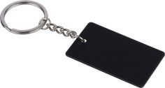 Llavero Rectangular de Acero Inox. Reciclado Personaliza | Goodie