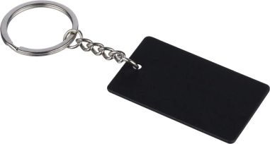 Llavero Rectangular de Acero Inox. Reciclado Personaliza | Goodie