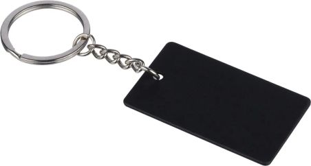 Llavero Rectangular de Acero Inox. Reciclado Personaliza | Goodie