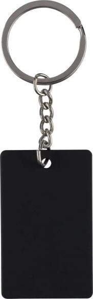Llavero Rectangular de Acero Inox. Reciclado Personaliza | Goodie