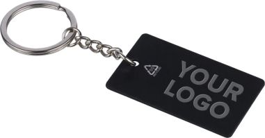 Llavero Rectangular de Acero Inox. Reciclado Personaliza | Goodie