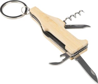 Llavero Multifunción de Bambú Personalizado | Goodie