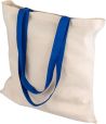 Bolsa Tote de Algodón Natural con Asas de Color Personalizada 101349516 - Imagen 4