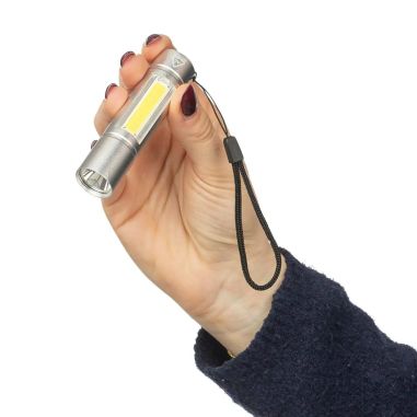 Linterna COB de aluminio reciclado Personalizado