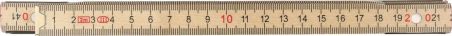 Regla plegable de madera de abedul Personalizado