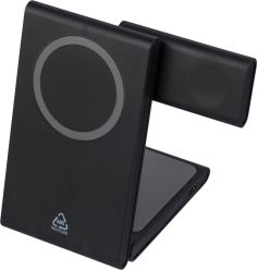Cargador inalámbrico 3 en 1 de ABS reciclado Personalizado