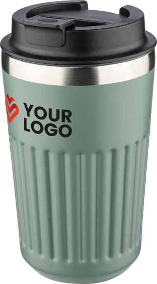 Vaso termo de acero inox. reciclado Chiara 400 ml Personalizado