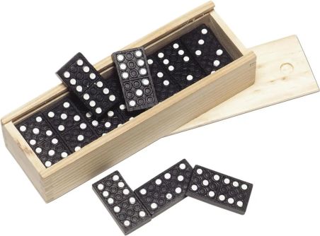 Juego de dominó Enid | Madera reciclada Personalizado