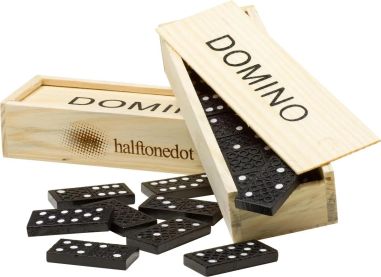 Juego de dominó Enid | Madera reciclada Personalizado