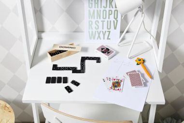 Juego de dominó Enid | Madera reciclada Personalizado