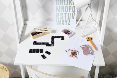 Juego de dominó Enid | Madera reciclada Personalizado
