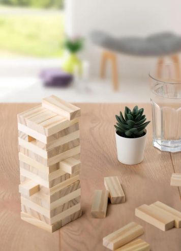 Juego de habilidad Gisa | Madera de pino Personalizado | Goodie