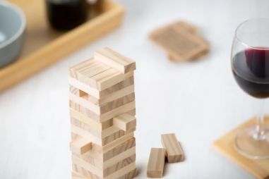 Juego de habilidad Gisa | Madera de pino Personalizado | Goodie