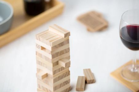 Juego de habilidad Gisa | Madera de pino Personalizado | Goodie