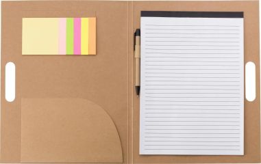 Carpeta de cartón con set de escritura Personalizada | Goodie