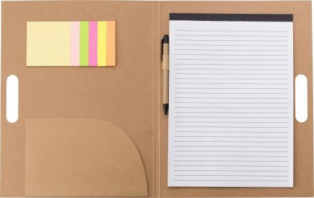 Carpeta de cartón con set de escritura Personalizada | Goodie