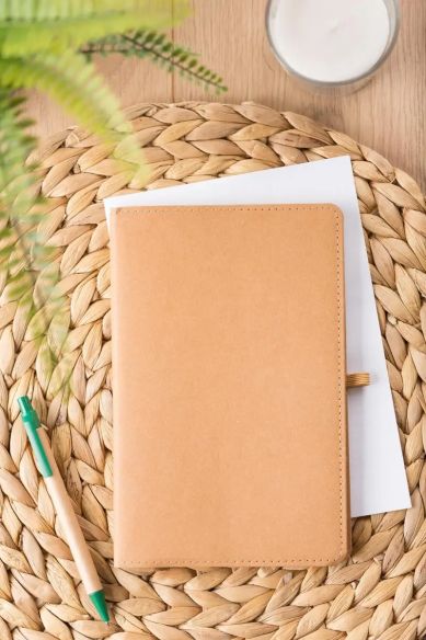 Cuaderno Johanna | Kraft lavado | A5 | Personalizado | Goodie