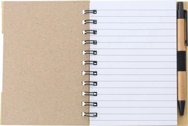 Libreta símil bambú con memos Personalizada | Goodie