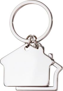 Llavero de Aleación de Zinc Forma de Casa Personalizado | Goodie