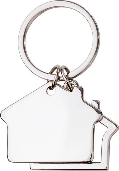 Llavero de Aleación de Zinc Forma de Casa Personalizado | Goodie