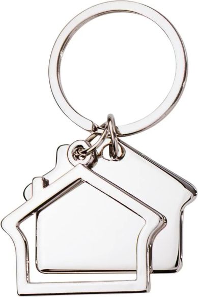 Llavero de Aleación de Zinc Forma de Casa Personalizado | Goodie
