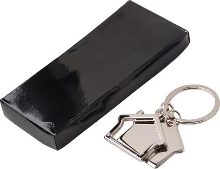 Llavero de Aleación de Zinc Forma de Casa Personalizado | Goodie