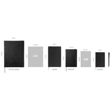 Libreta de tapa blanda L lisa Personalizada 6107168 | Goodie
