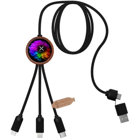 Cable de Carga 5 en 1 de 40 W con Estuche Redondo | Goodie