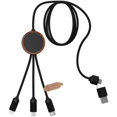 Cable de Carga 5 en 1 de 40 W con Estuche Redondo | Goodie