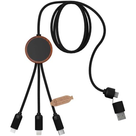 Cable de Carga 5 en 1 de 40 W con Estuche Redondo | Goodie
