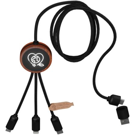 Cable de Carga 5 en 1 de 40 W con Estuche Redondo | Goodie