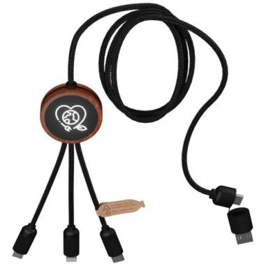 Cable de Carga 5 en 1 de 40 W con Estuche Redondo | Goodie