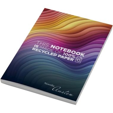 Libreta A5 de tapa blanda con 100 hojas de papel reciclado Personalizada | Goodie