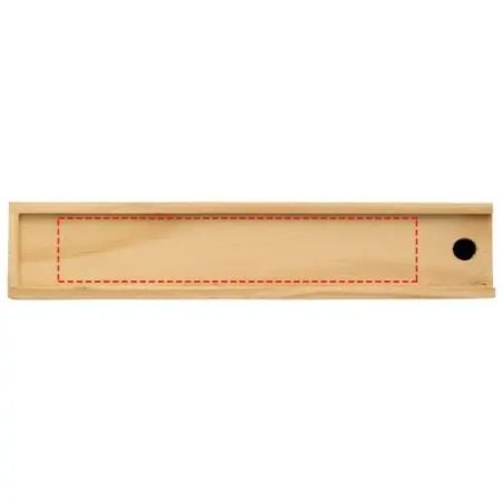 Set 12 Lápices Madera Estuche con Regla | Goodie