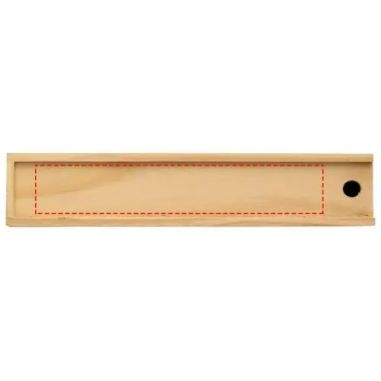 Set 12 Lápices Madera Estuche con Regla | Goodie