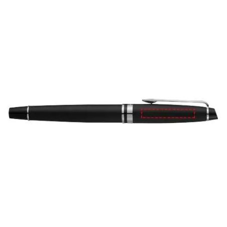 Waterman rollerball Expert personalizado en tinta negra, otro ángulo de perfil