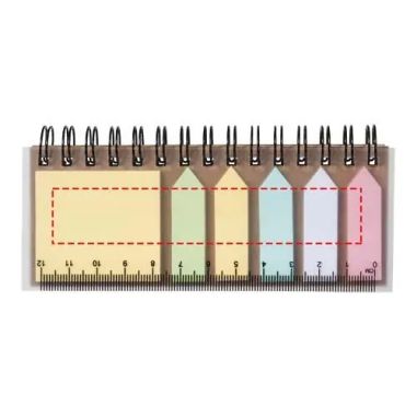 Libreta con Espiral Personalizada y Regla | Goodie